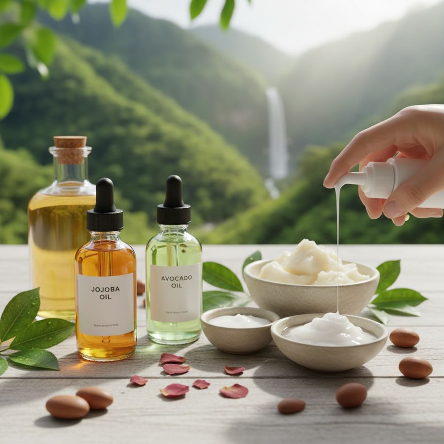 Exploring hydrating vegan oils in body lotions