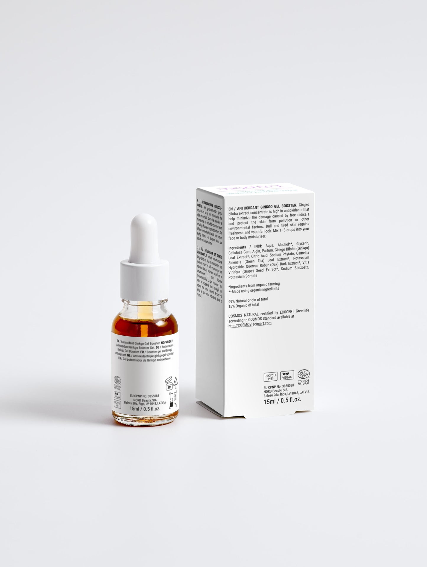 Antioxidant Ginkgo Gel Booster