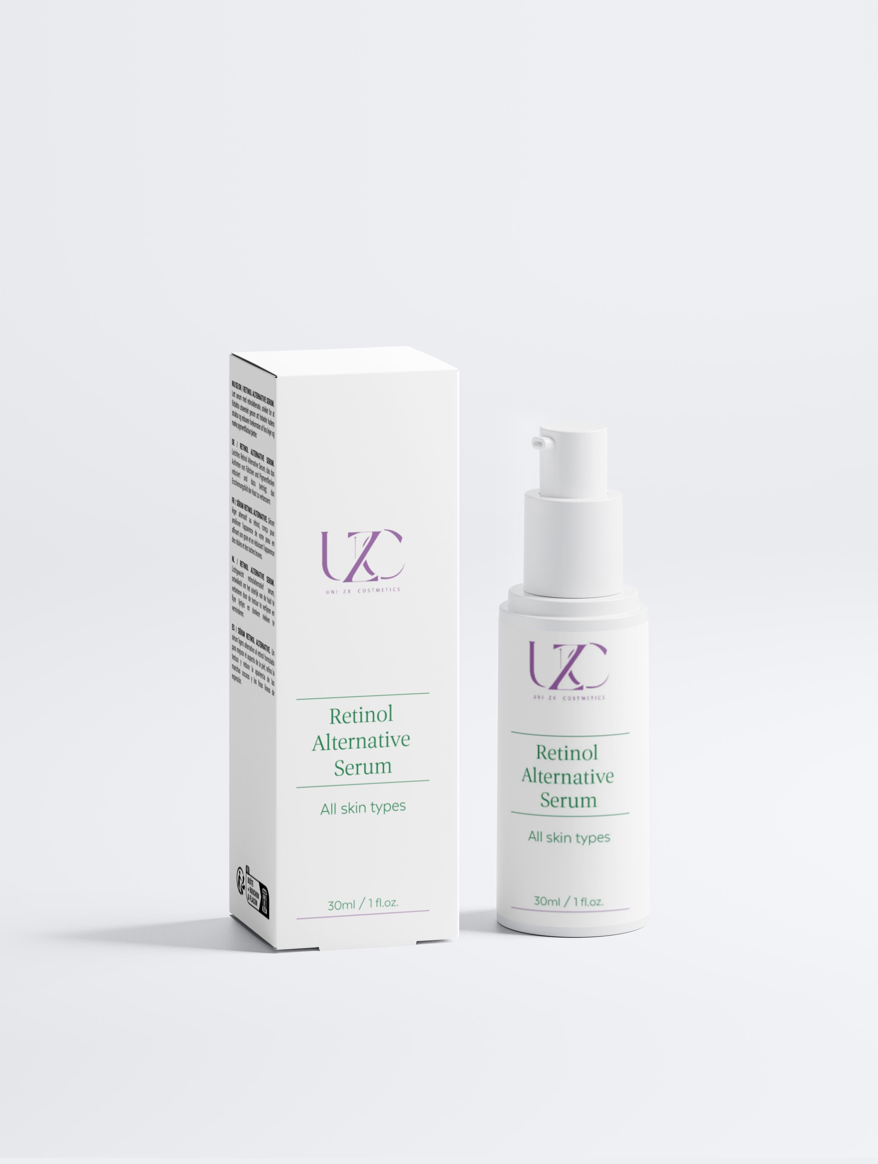 Retinol Alternative Serum 30ml – Gentle Anti-Aging – UNIZXC