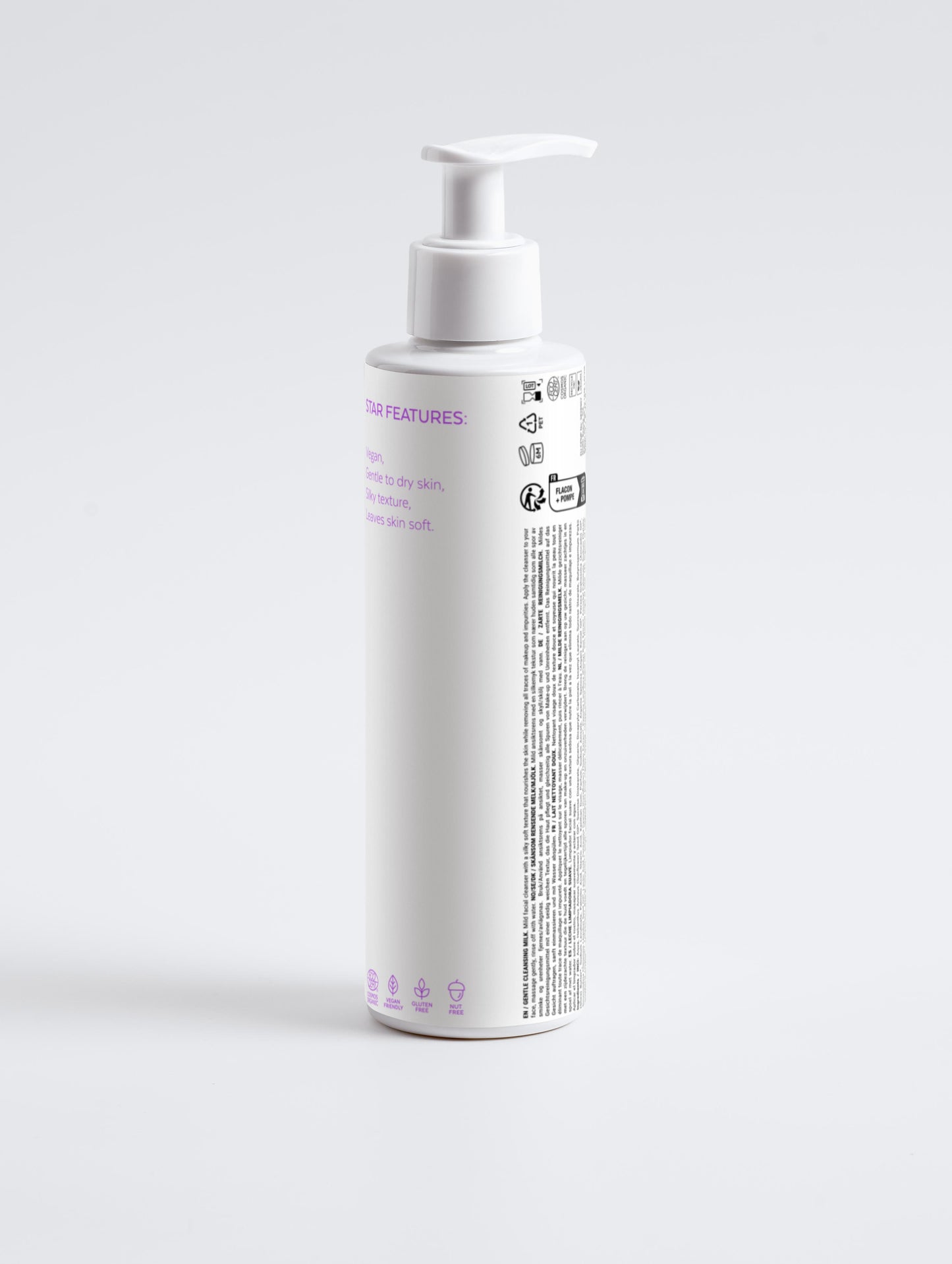 Silky Soft Face Wash – Gentle Cleanser for Dry & Mature Skin -UniZx