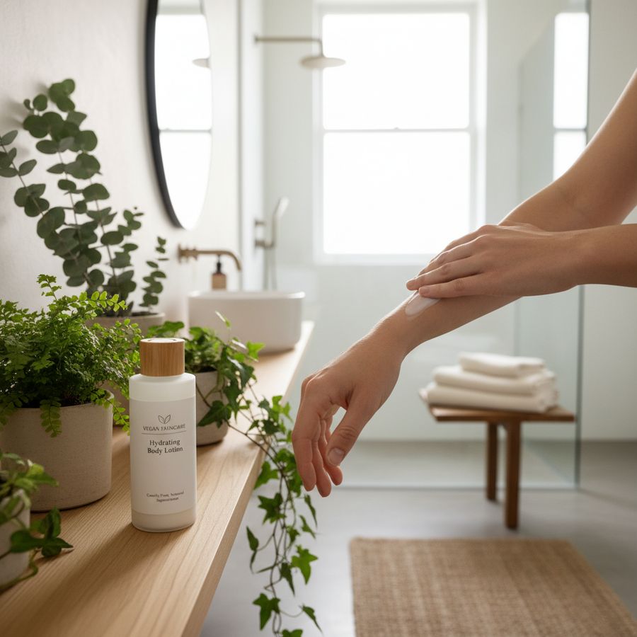 How hydrating body lotions with vegan oils nourish skin