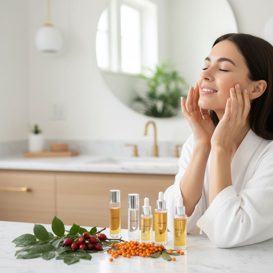 Naturliga ingredienser för en skonsam anti-aging hudvård