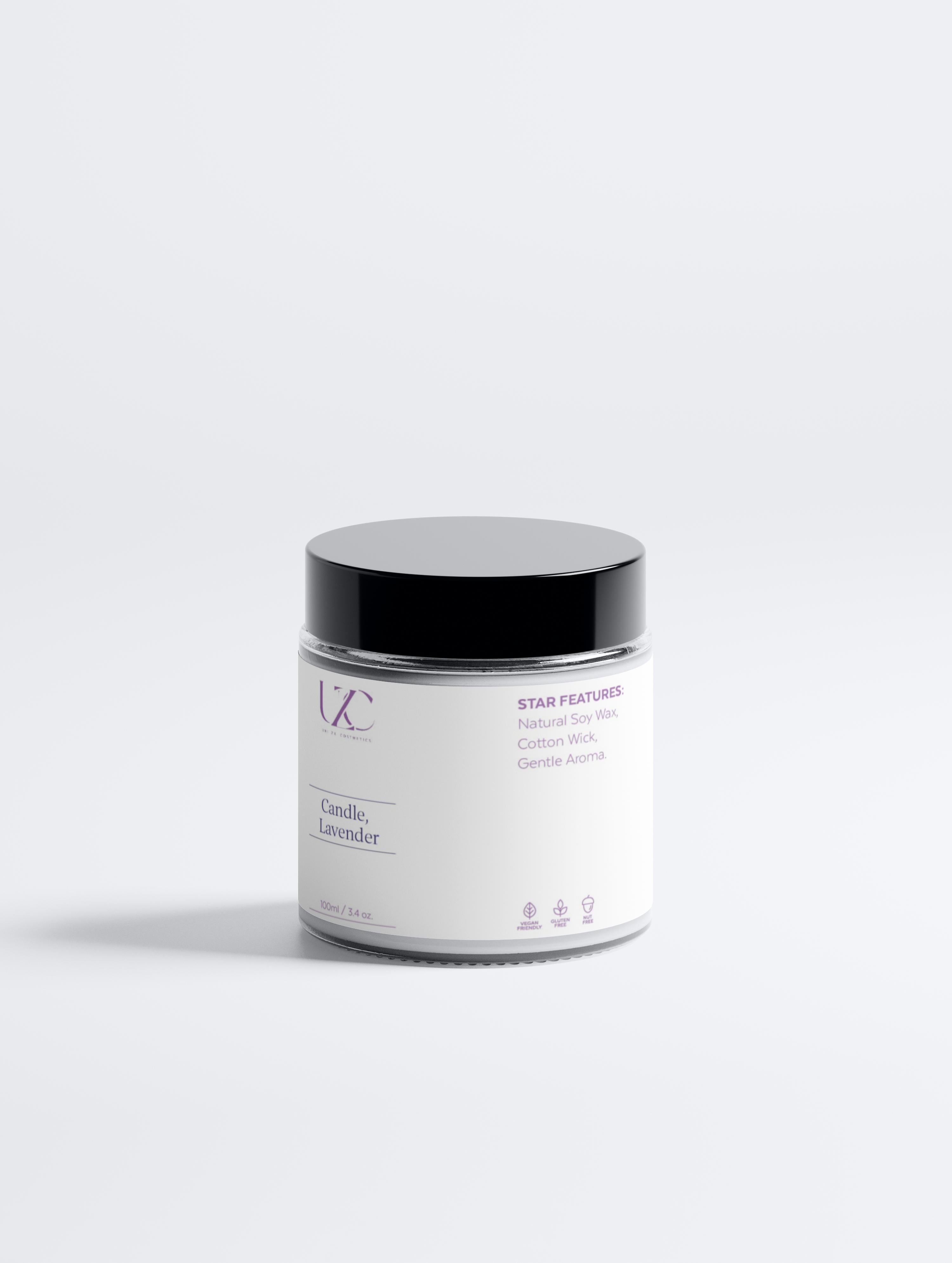 Soy Wax Candle, Lavender