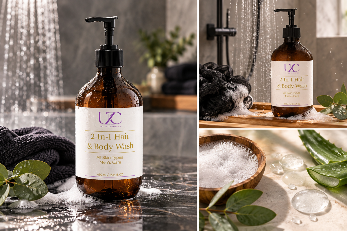 2-in-1 Hair and Body Wash for Men