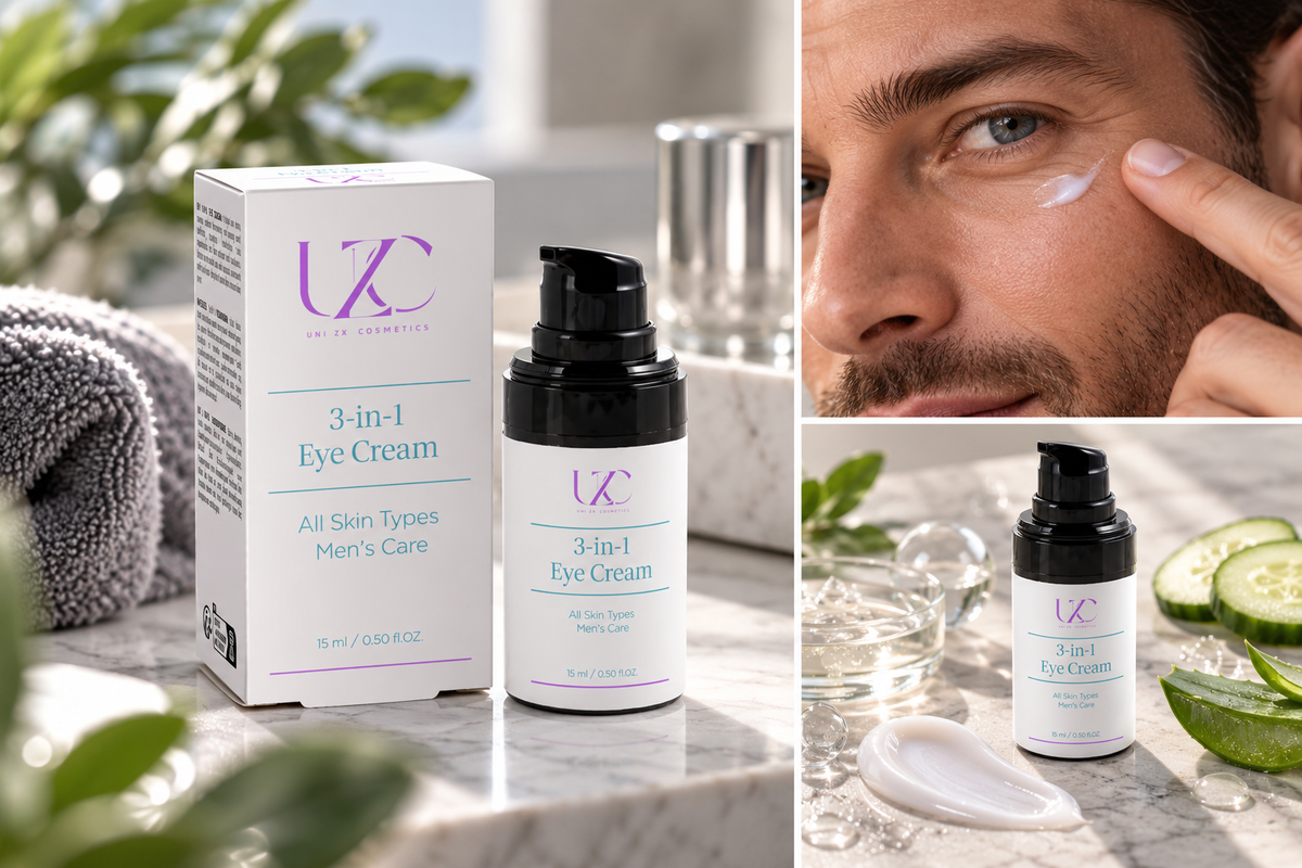 3-in-1-Augencreme für Männer