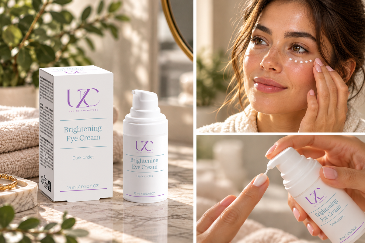 Aufhellende Augen creme