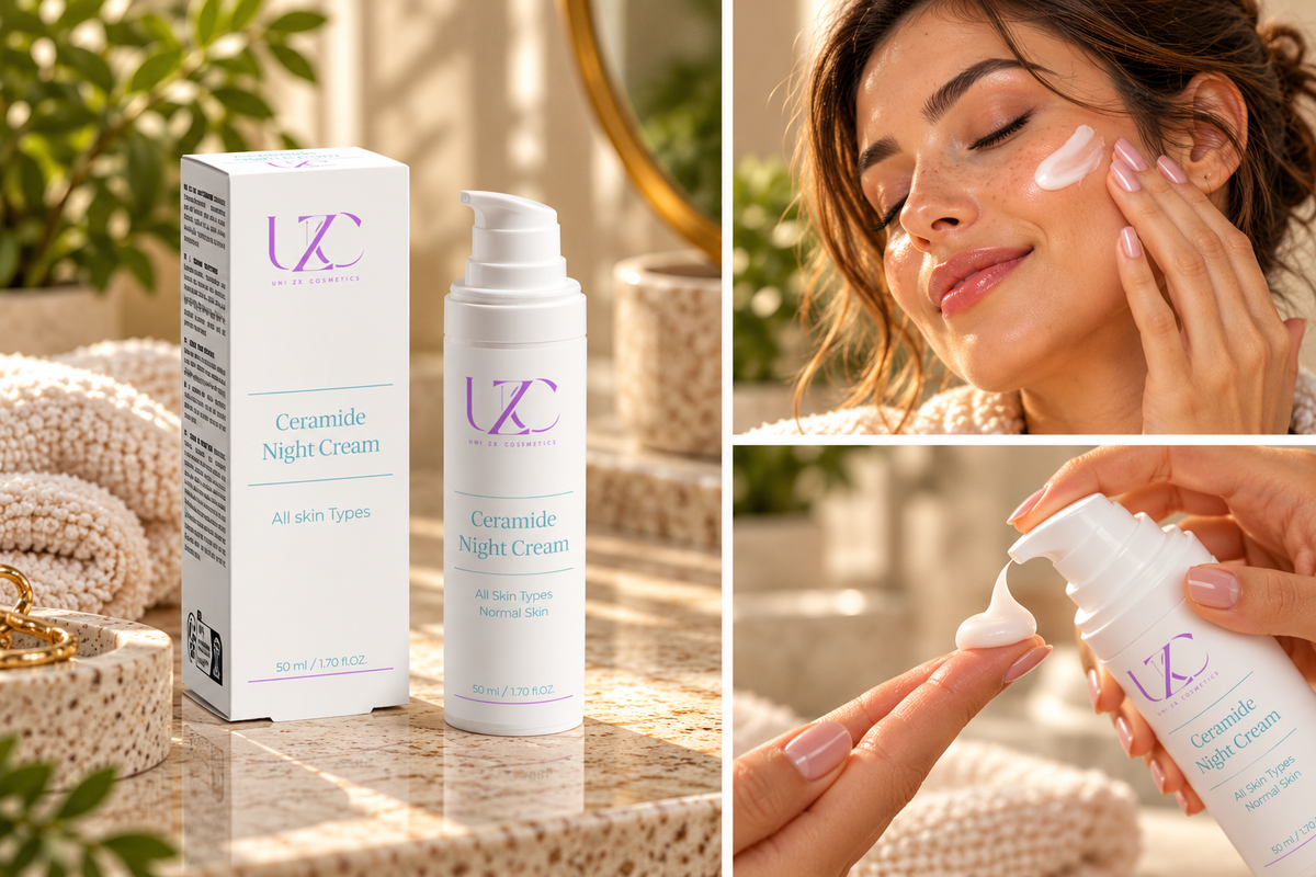 Feuchtigkeitsspendende Ceramid-Nachtcreme