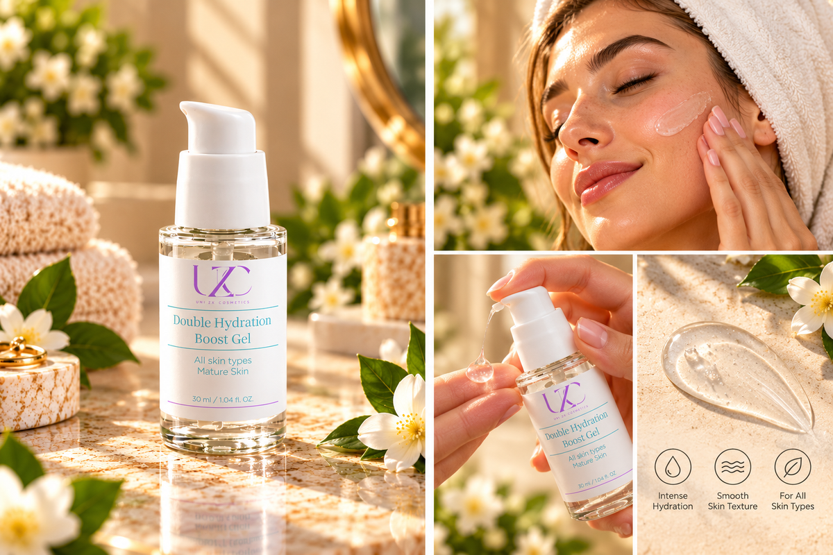 Doppeltes Hydratations-Boost-Gel