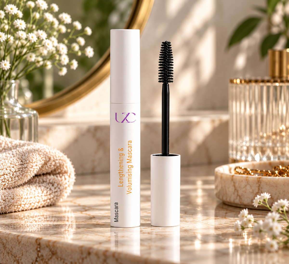 Verlängernde und volumengebende Mascara