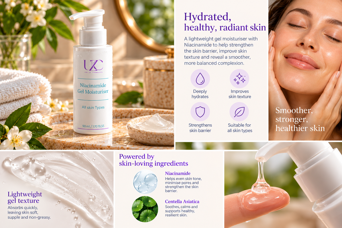 Niacin amid Gel Feuchtigkeit creme