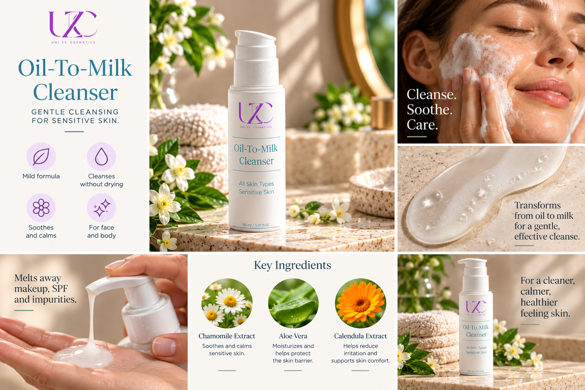 Sensitive Skin Oil-To-Milk Cleanser