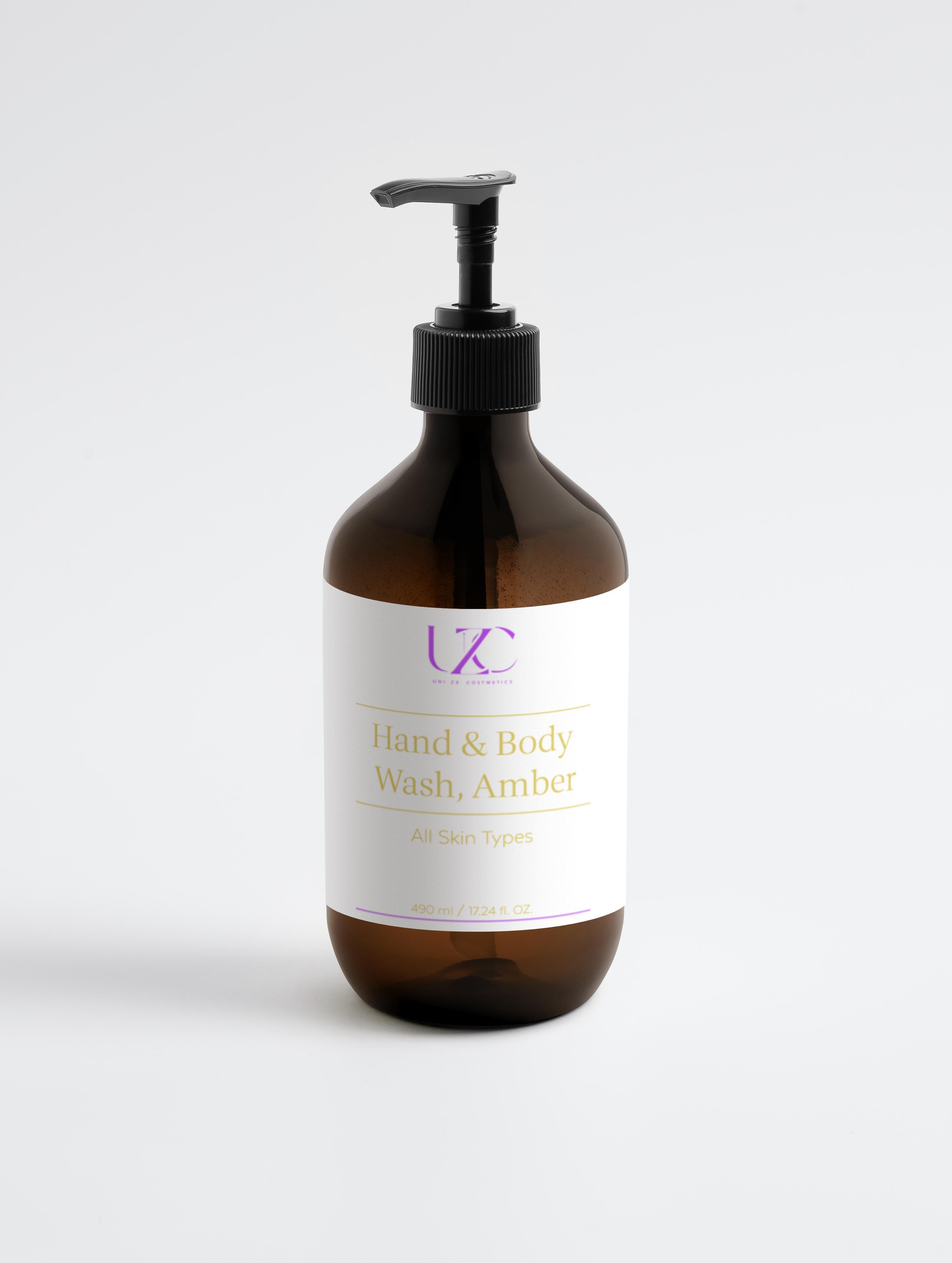 Patchouli & Amber Vanilla Hand & Body Wash – Hydrating & Gentle Cleanser