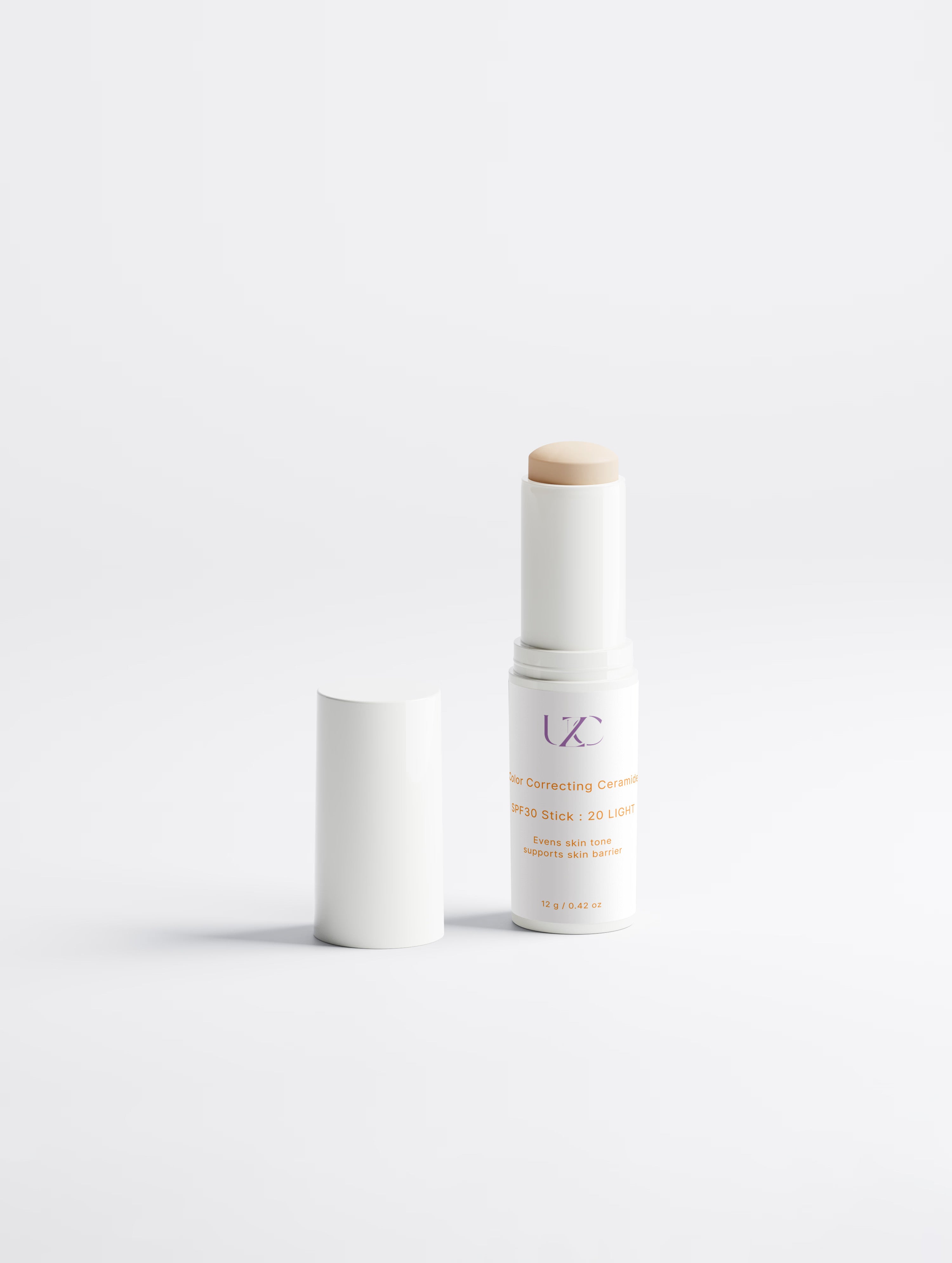Färgkorrigerande ceramid SPF30-stift: 20 ljus