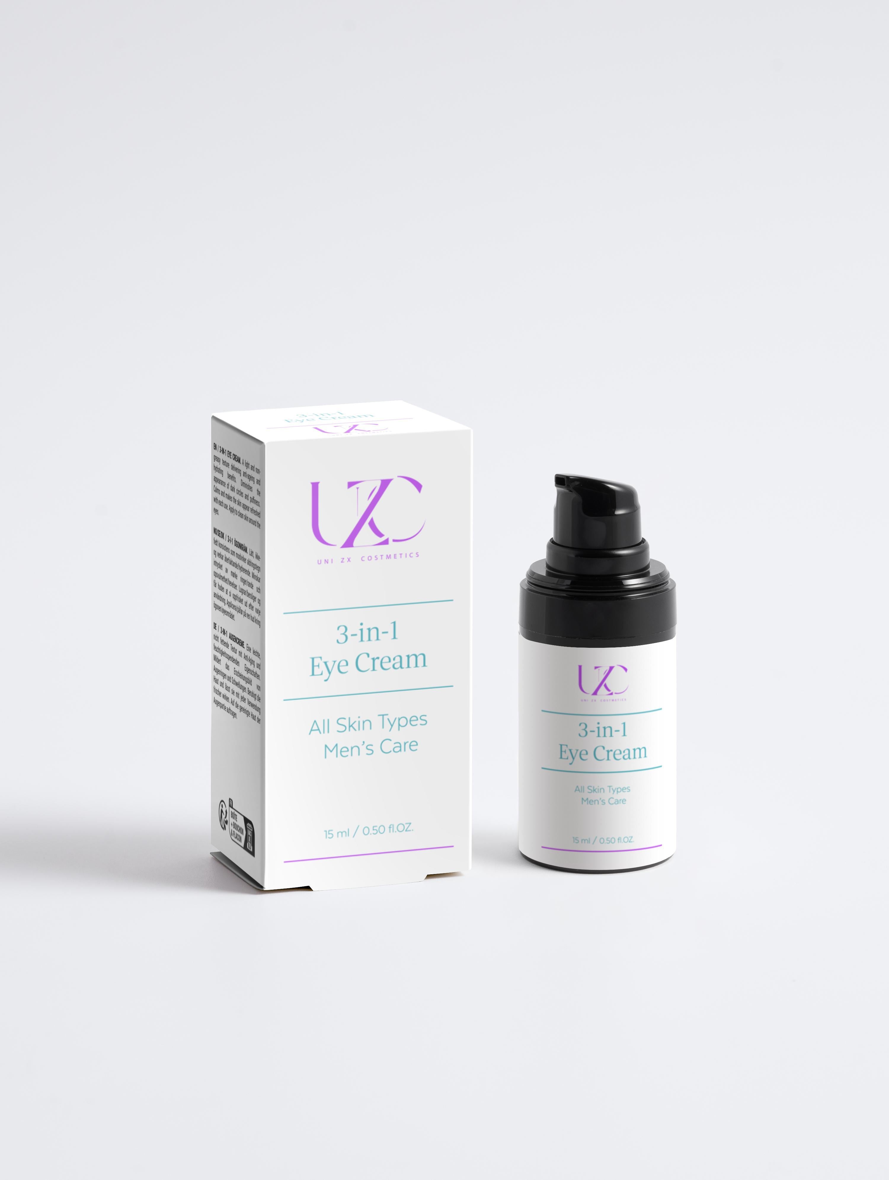 3-in-1 Eye Cream for Men – Hydrate, Reduce Puffiness, & Minimize Fine Lines