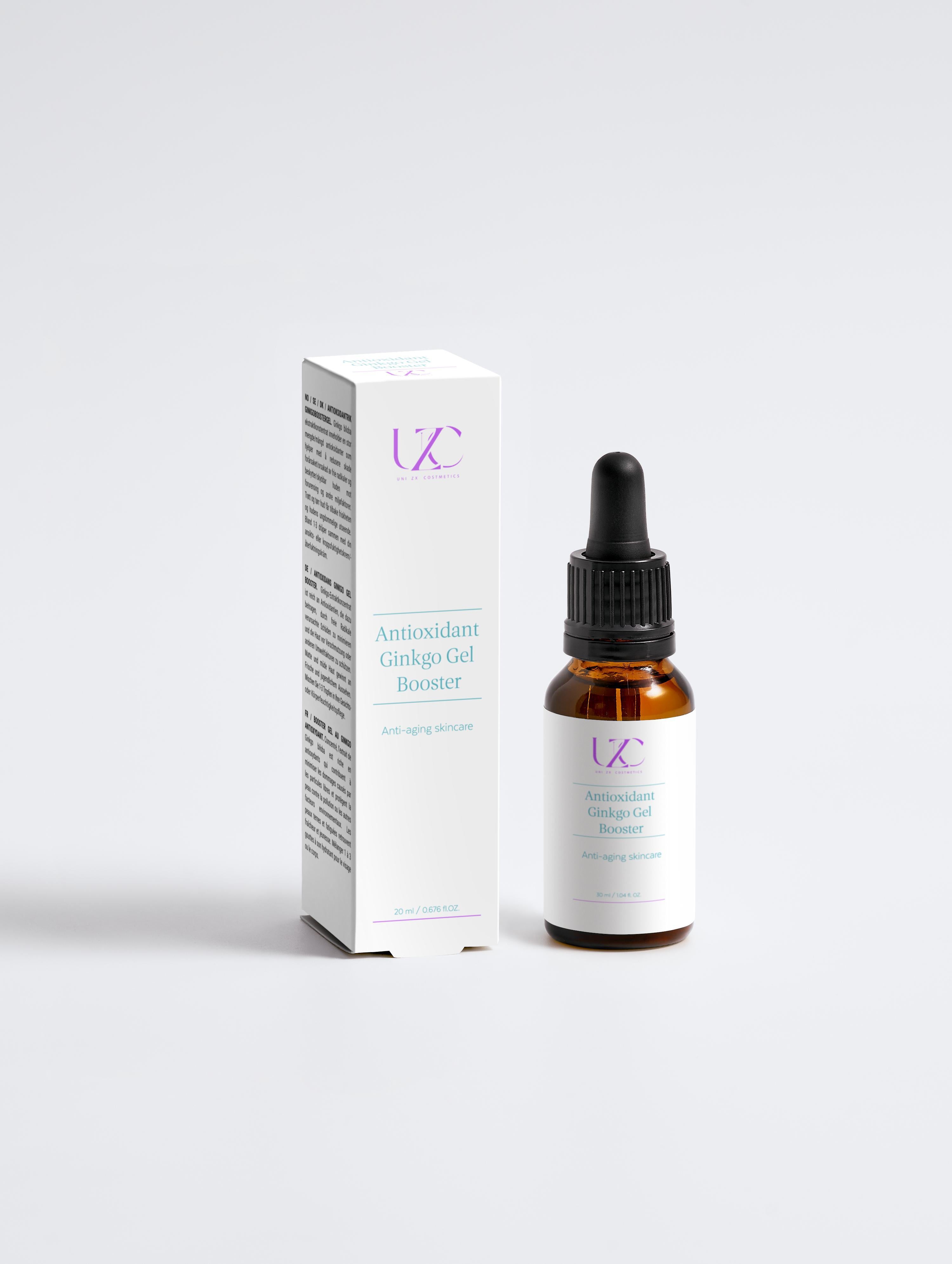 Antioxidant Ginkgo Gel Booster, 20 ml