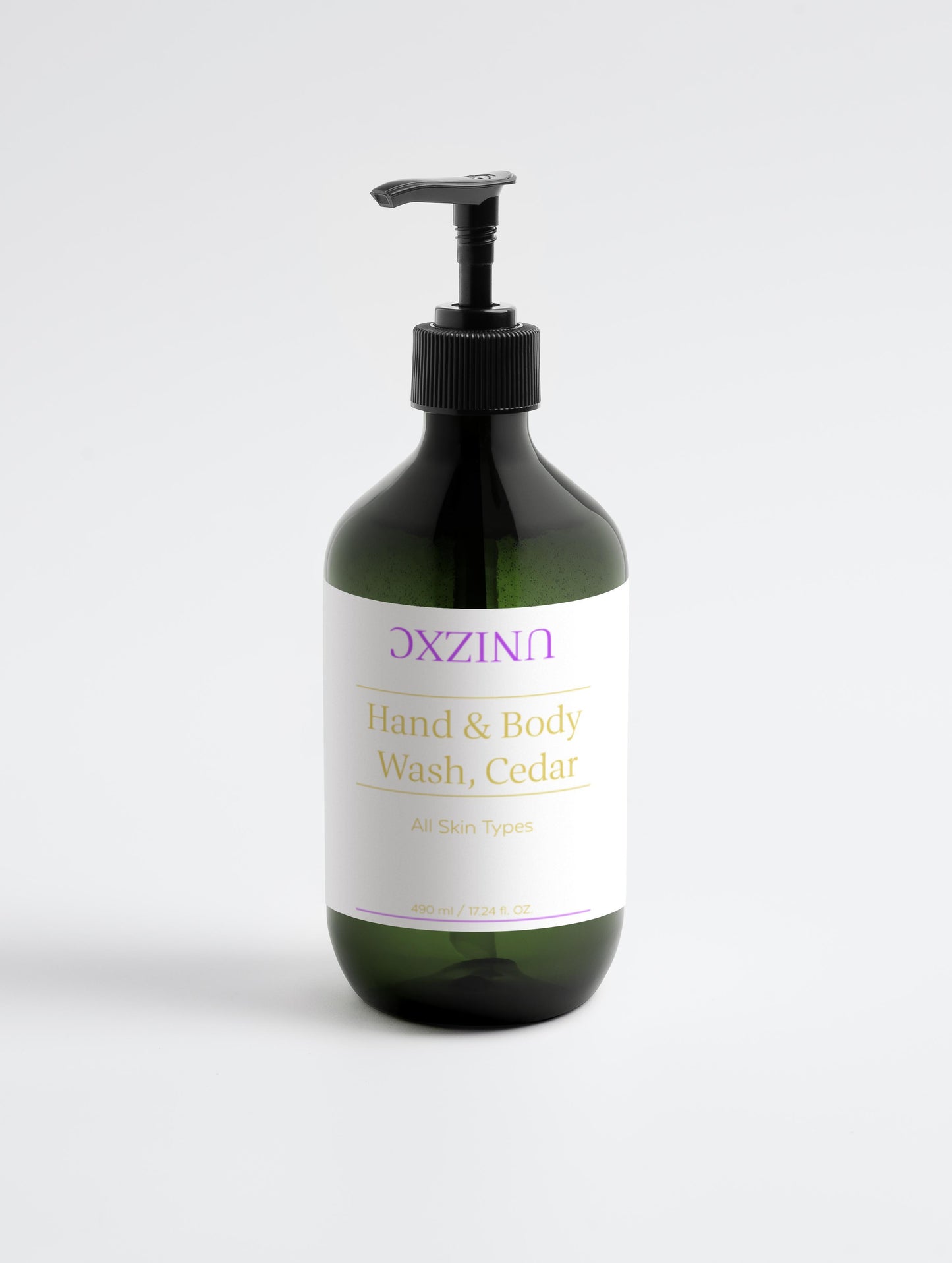 Hand & Body Wash, Peppermint & Dark Cedar