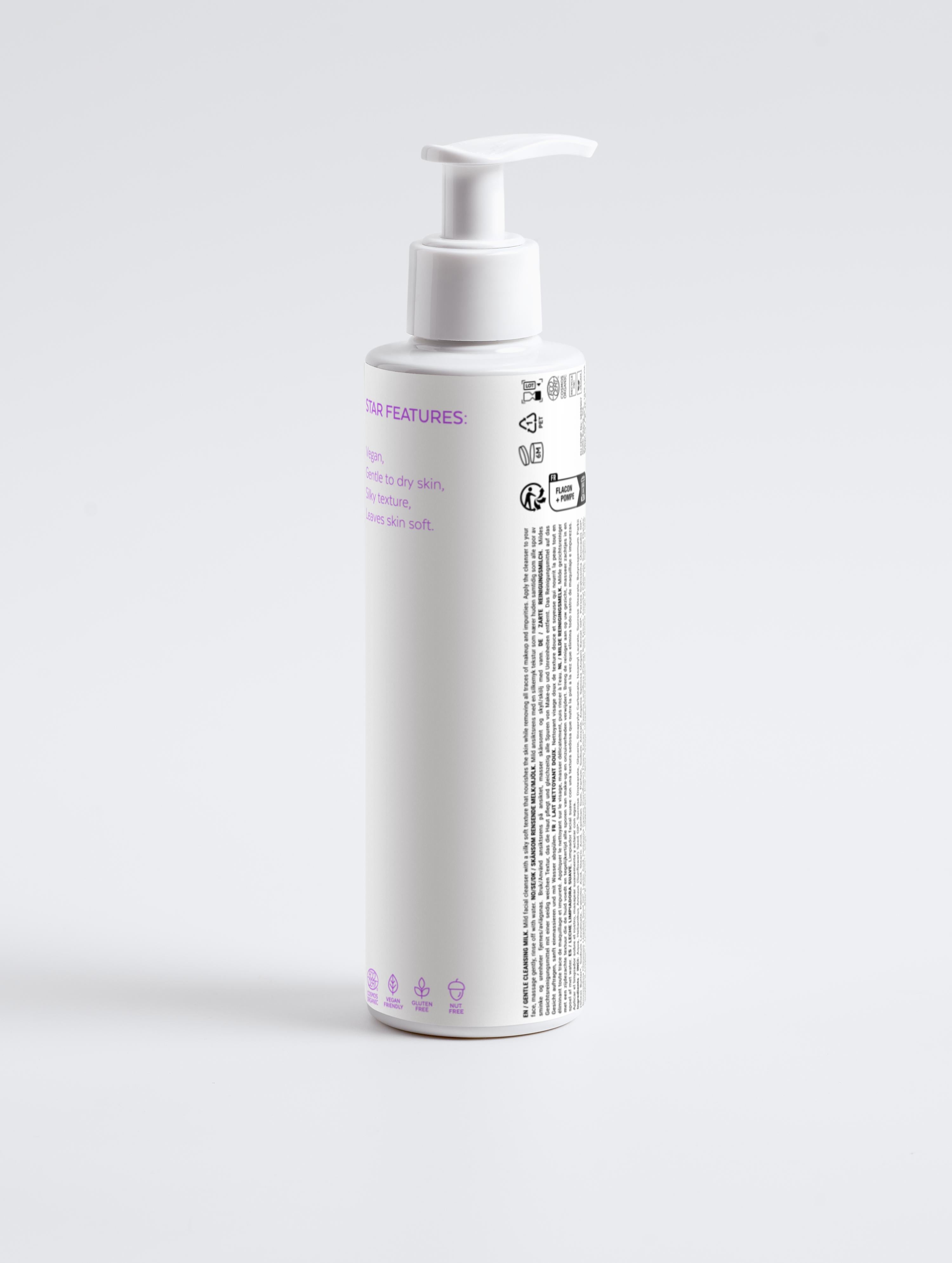 Silky Soft Face Wash – Gentle Cleanser for Dry & Mature Skin -UniZx