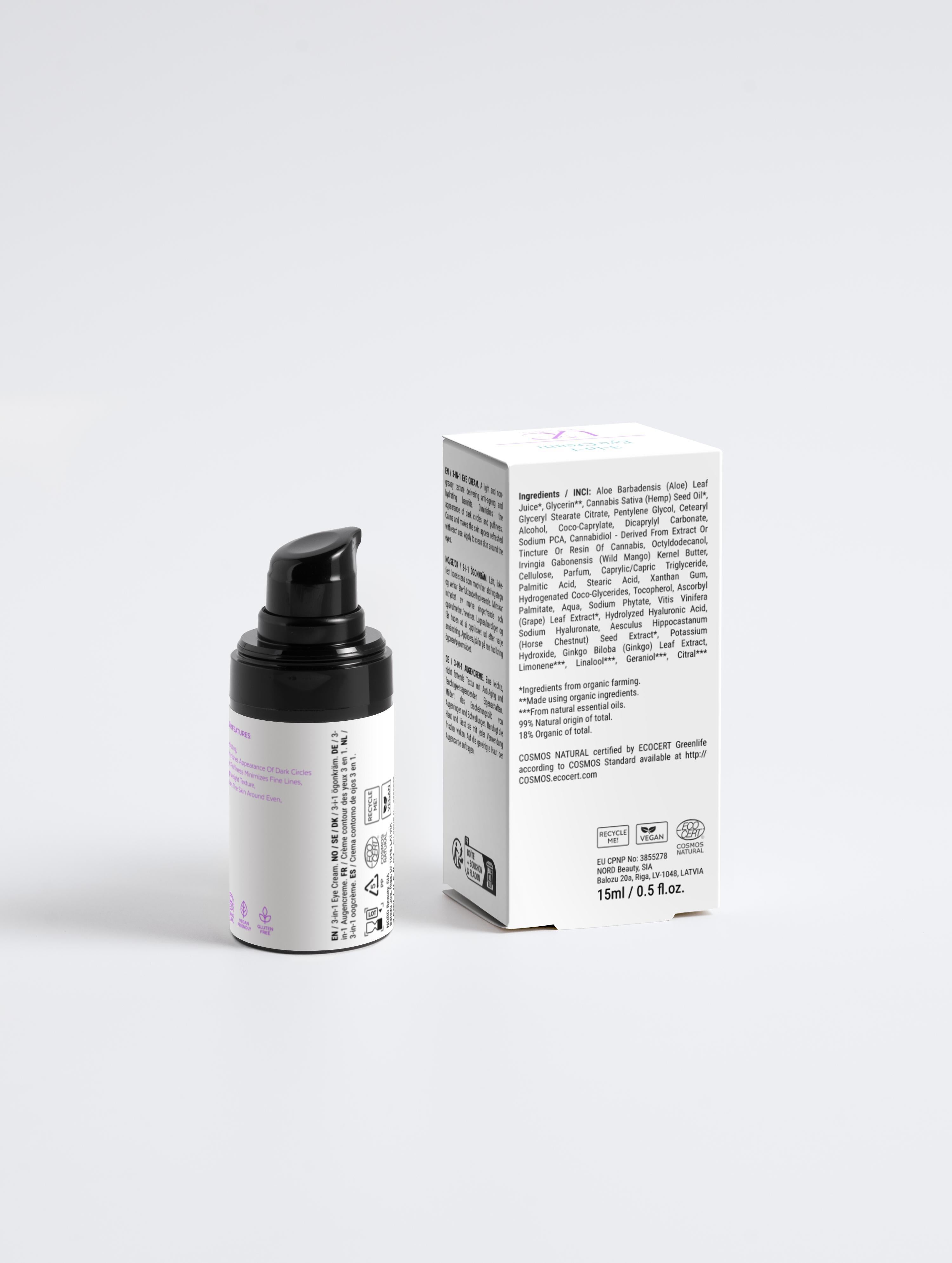 3-in-1 Eye Cream for Men – Hydrate, Reduce Puffiness, & Minimize Fine Lines