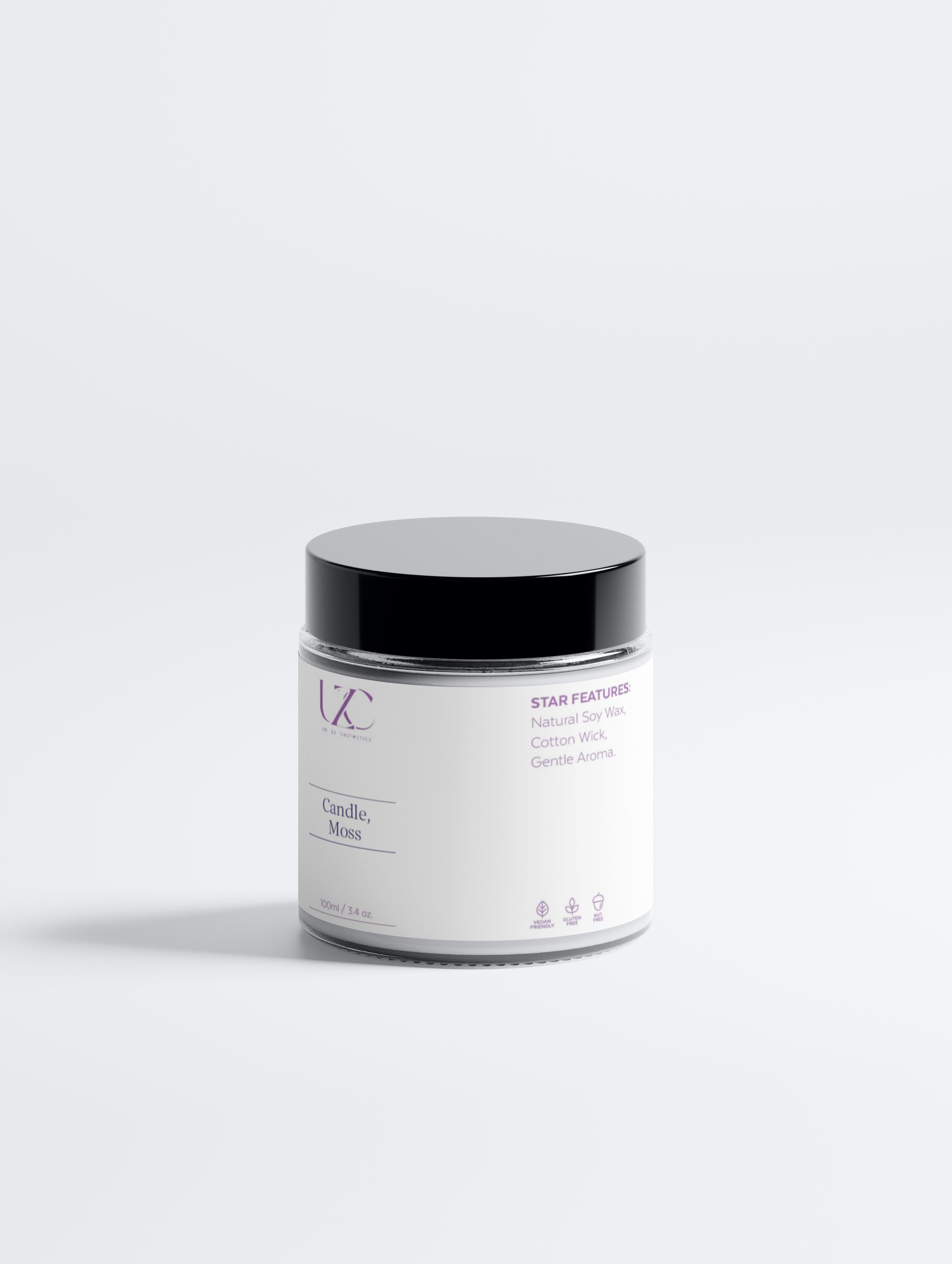 Soy Wax Candle, Moss