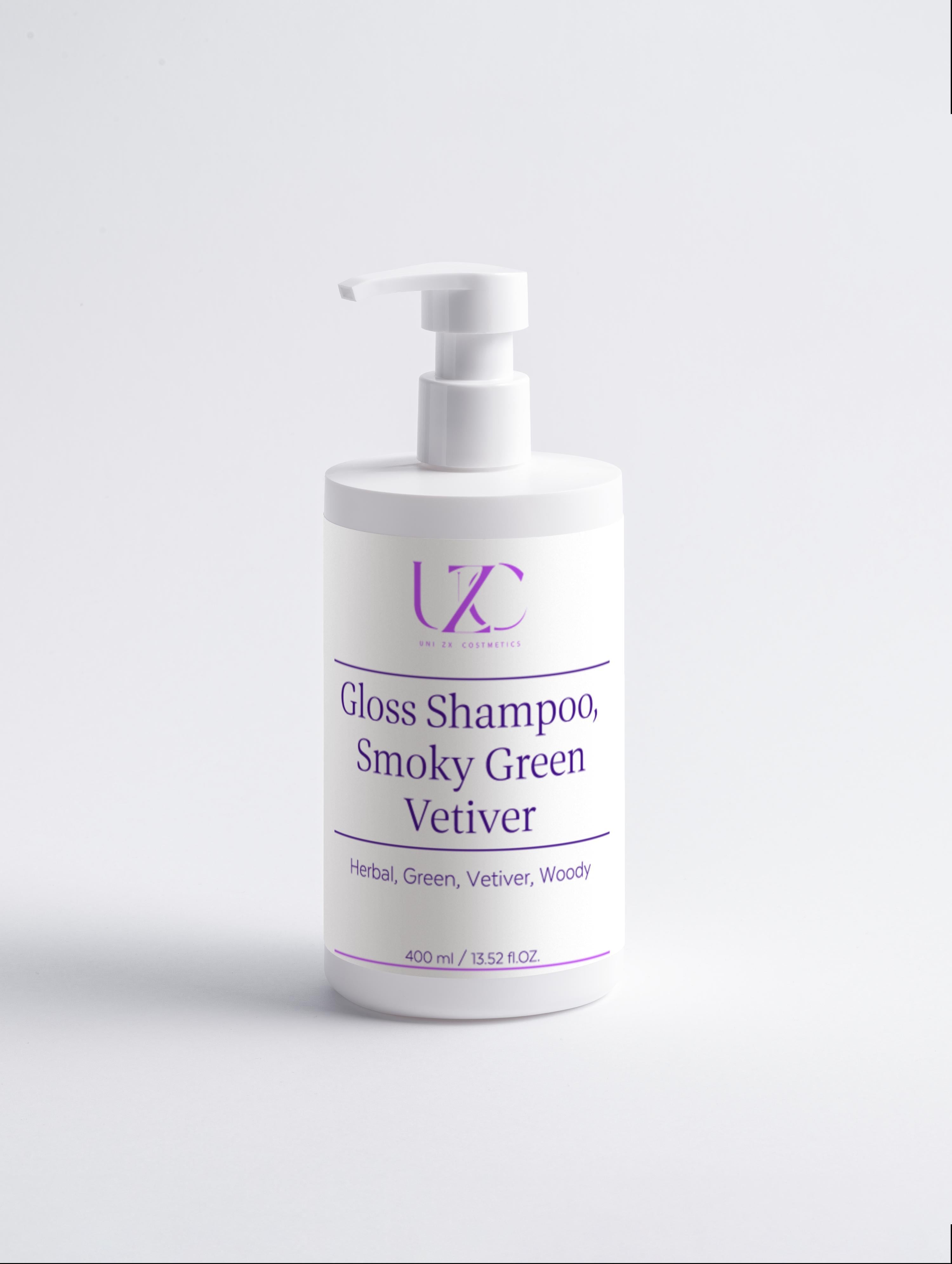 Gloss Shampoo – Smoky Green Vetiver for Shiny, Healthy Hair