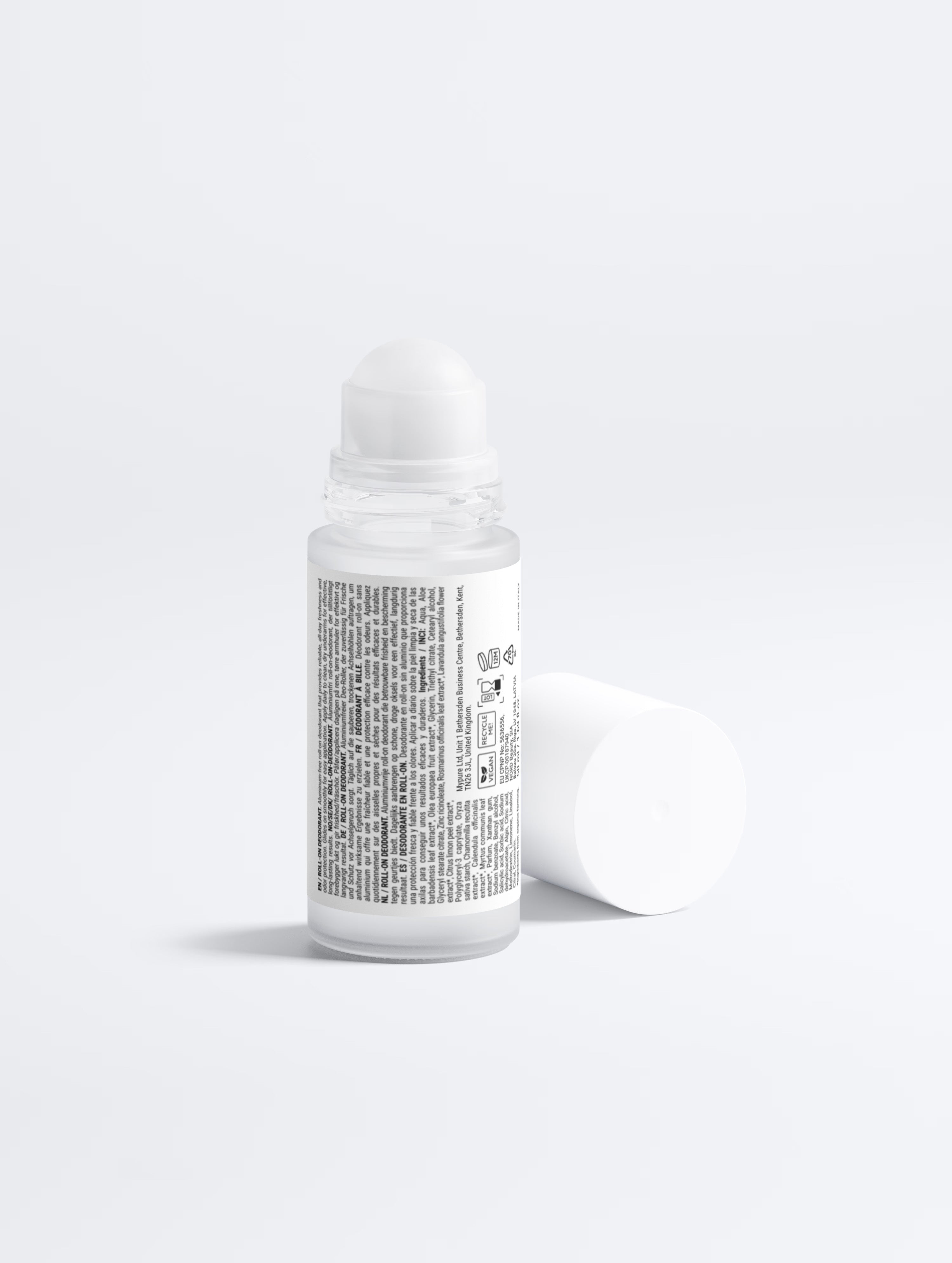 Aluminiumfri roll-on deodorant