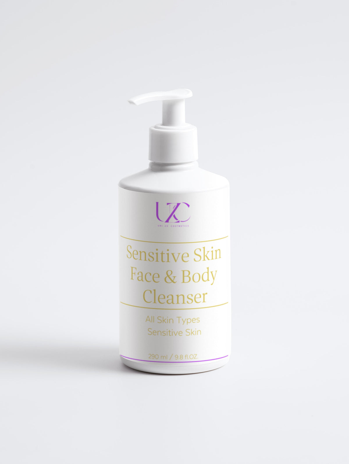 Sensitive Skin Face & Body Cleanser – UNIZXC