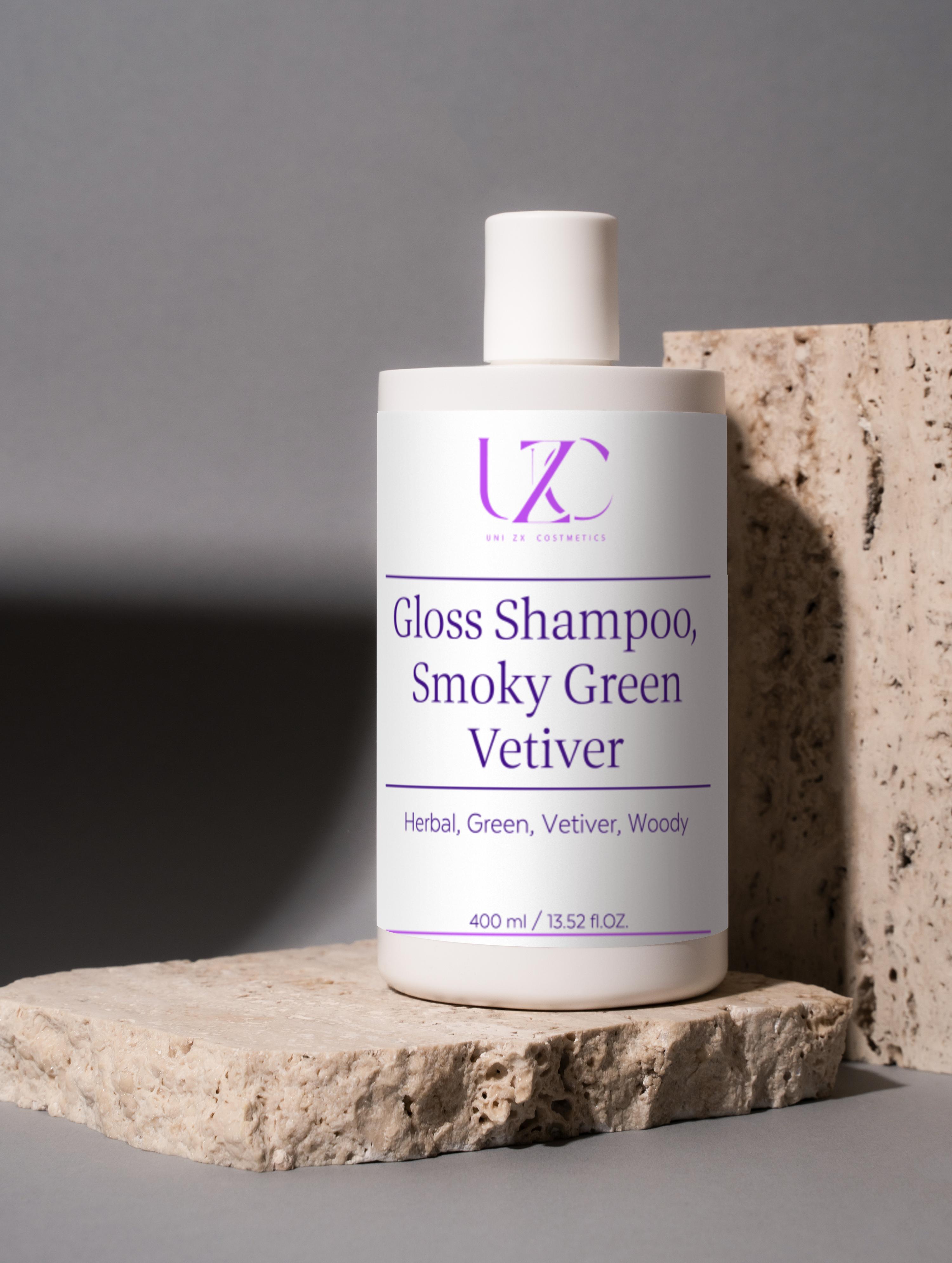 Gloss Conditioner, Smoky Green Vetiver – Prevent Split Ends & Add Gloss