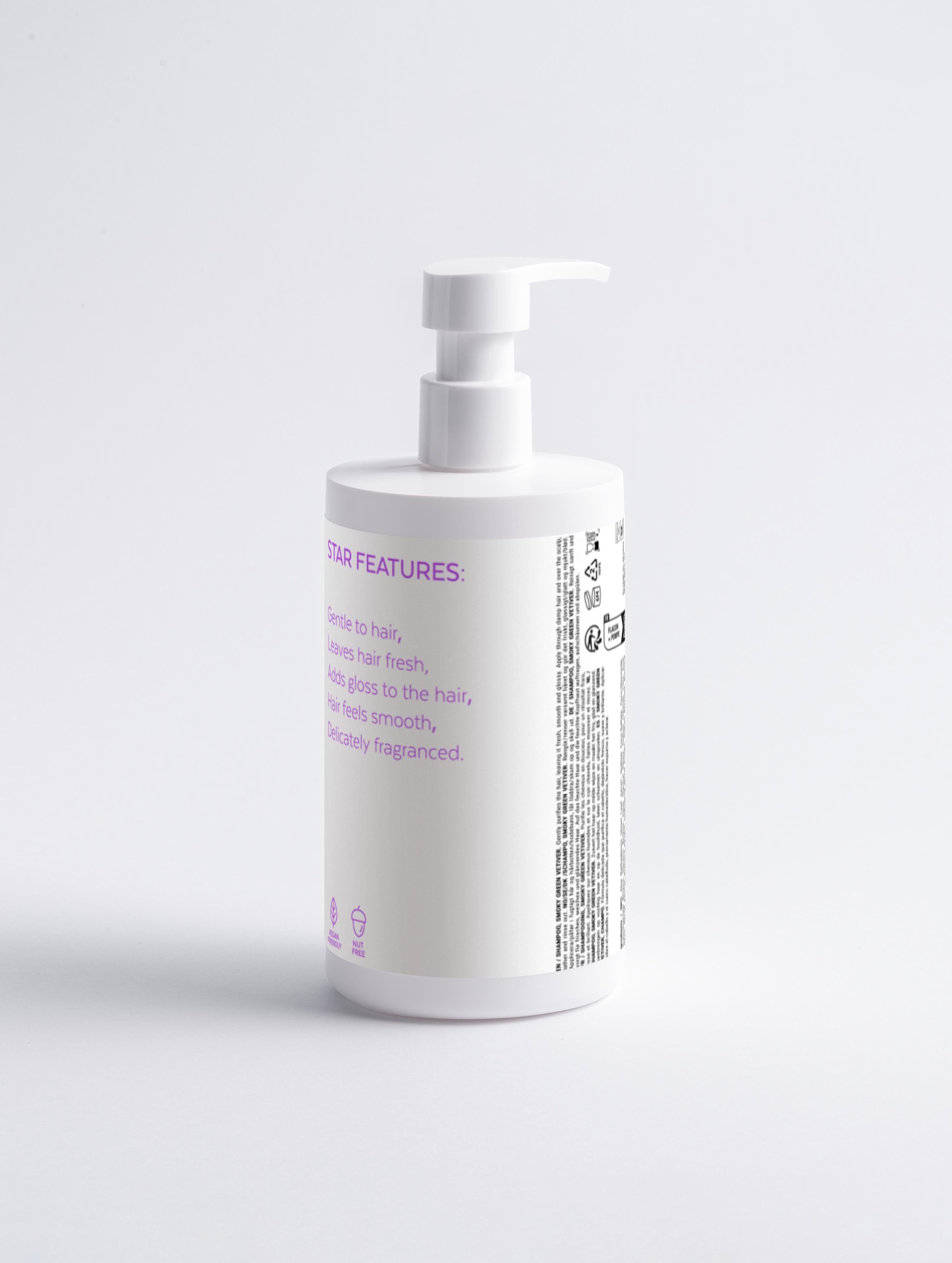 Gloss Shampoo – Smoky Green Vetiver for Shiny, Healthy Hair